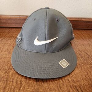 Nike swoosh pro men's gray golf hat flex fit VRS 20XI outdoor accessories